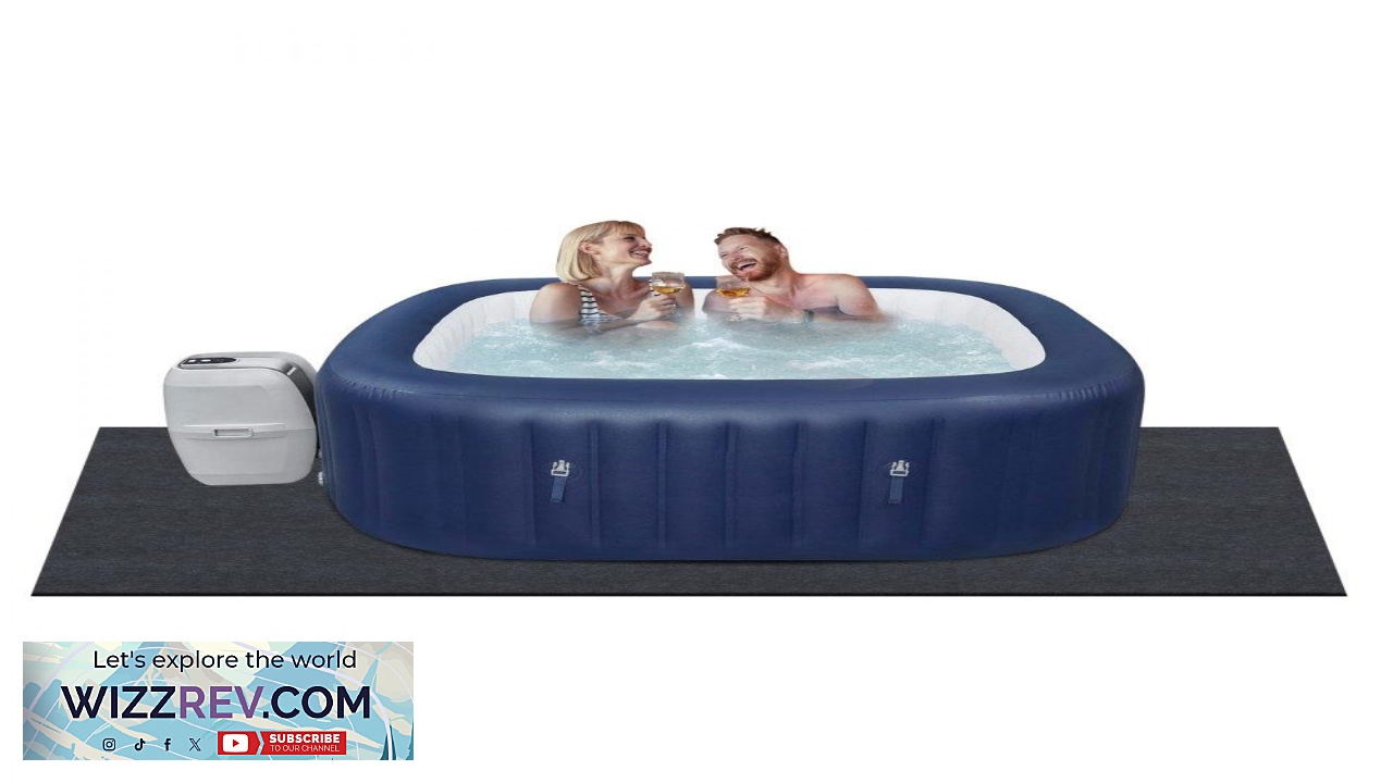 Thumbnail for VEVOR 80 x 80 Inch Hot Tub Mat Extra Large Inflatable Hot