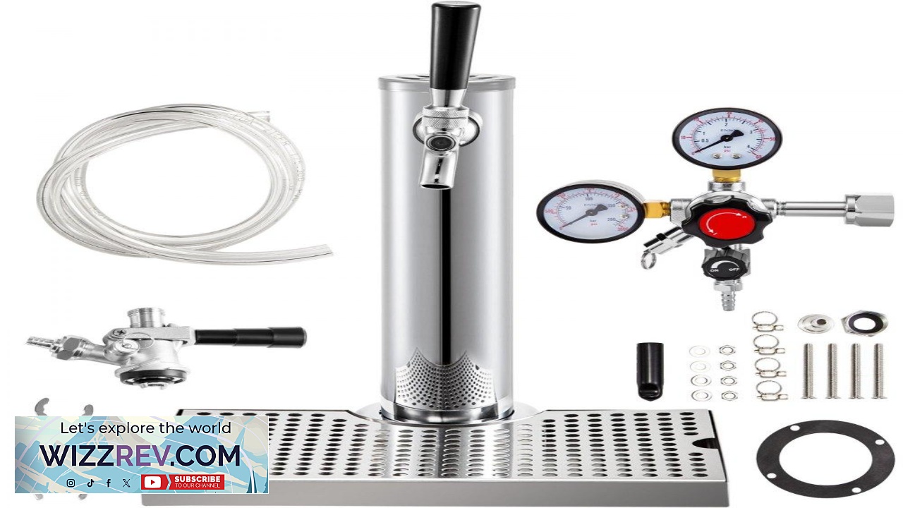 Thumbnail for VEVOR Keg Tower Conversion Kit  3 Inch Tower 12x7x3 4 in