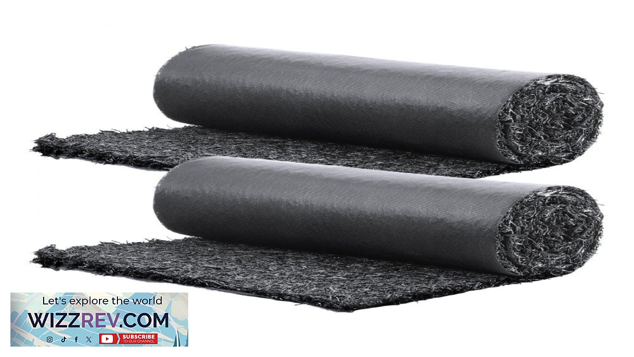 Thumbnail for VEVOR Black Rubber Mulch Landscaping  96 x 22 Inch 2 Rolls