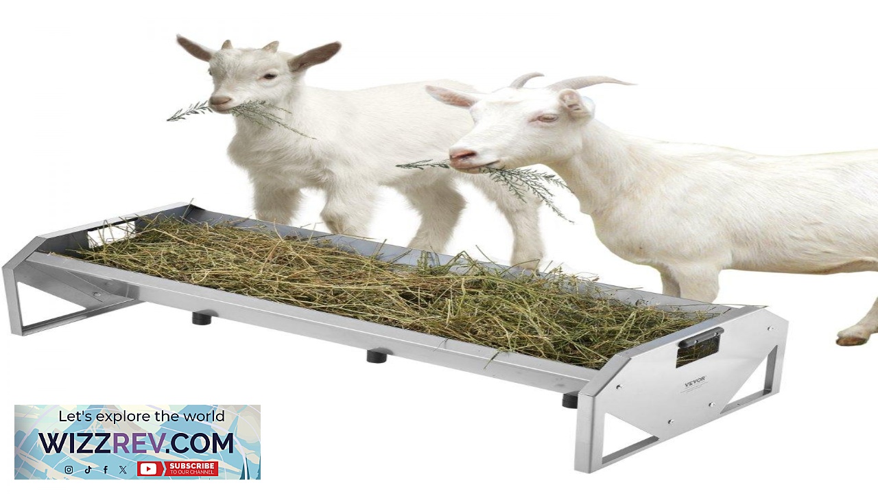Thumbnail for VEVOR Goat Feed Trough Heavy Duty Livestock Feeder
