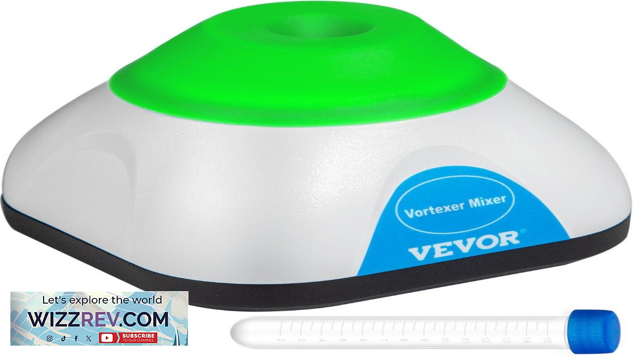 Thumbnail for VEVOR Vortex Mixer 3000RPM Mini Vortex Mixer Shaker Touch Function Scientific Lab