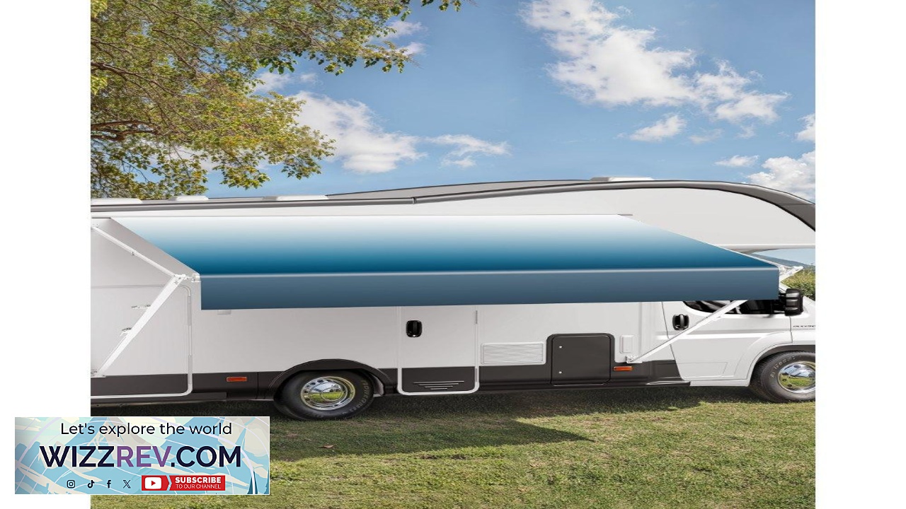 Thumbnail for VEVOR Manual RV Awning Complete Kit 18f 1000D