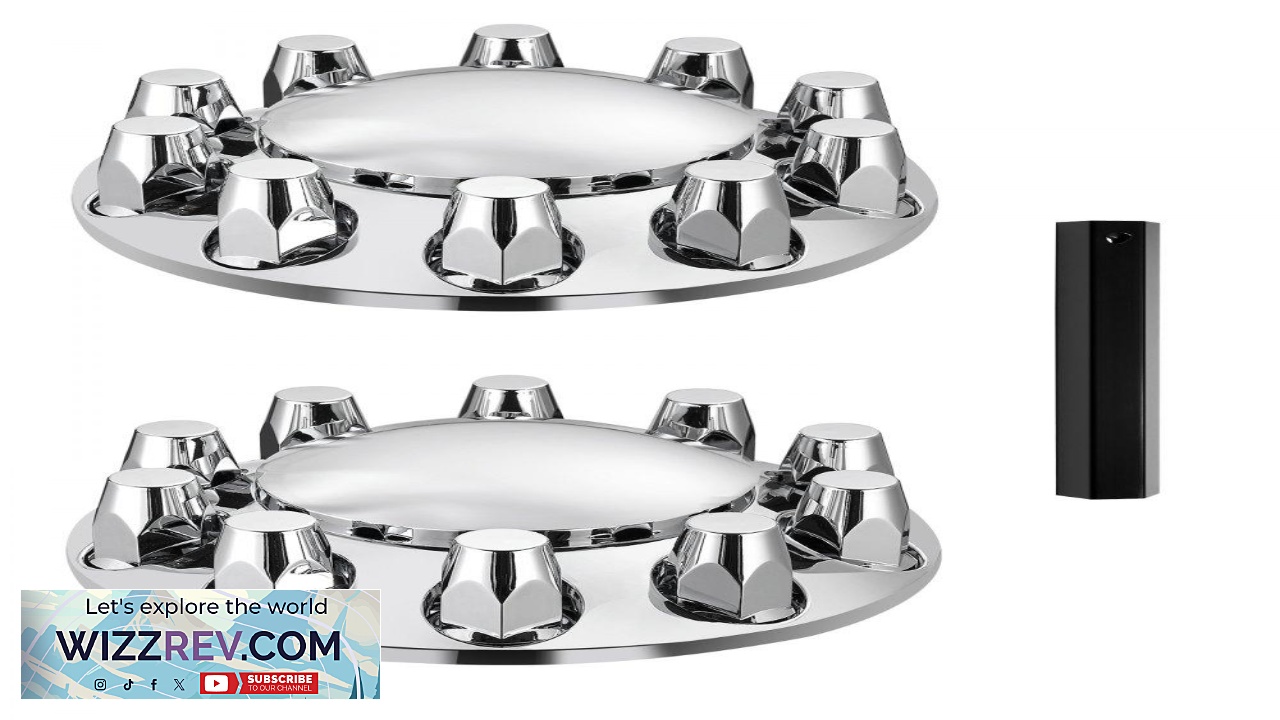 Thumbnail for VEVOR Front Axle Cover Kit  ABS 10 22.5 24.5in Rims