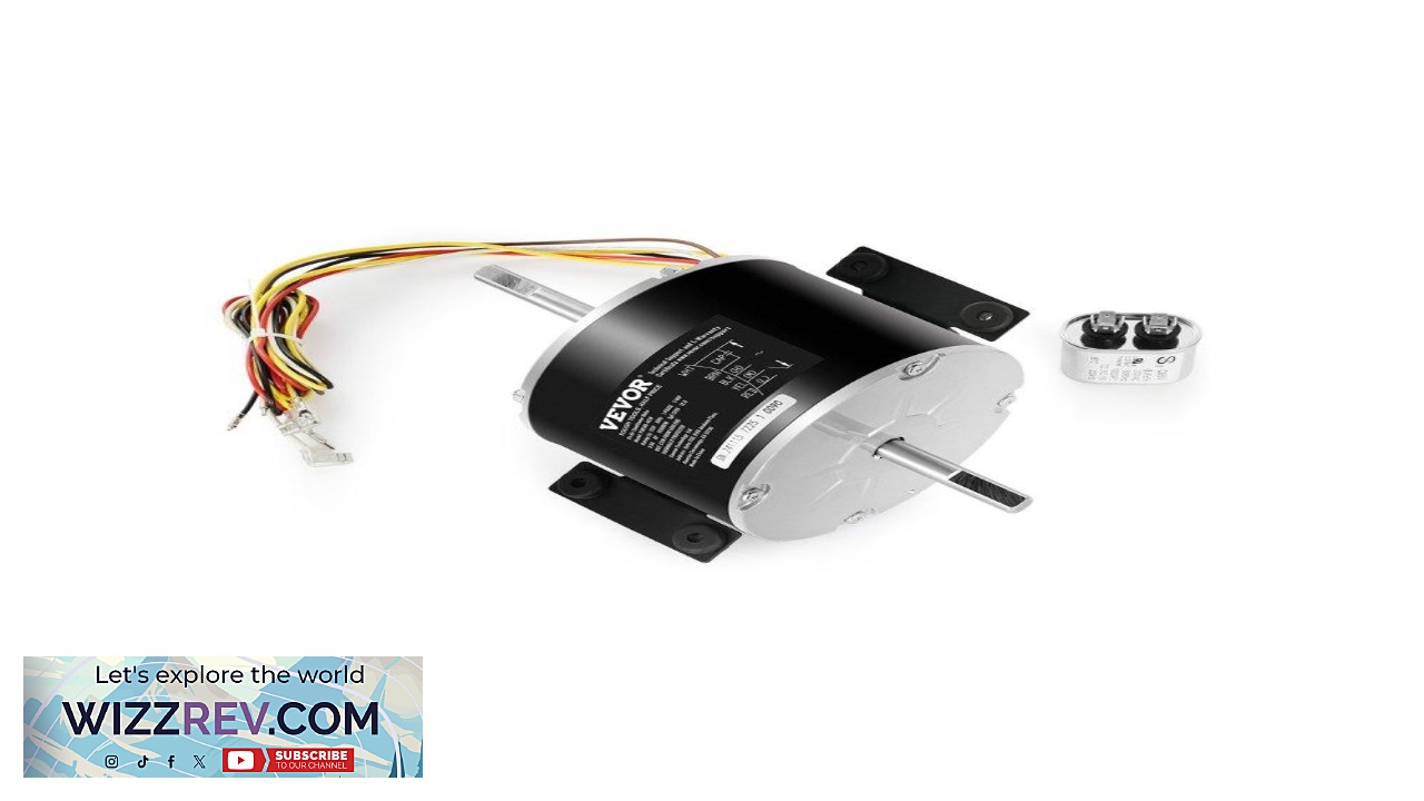 Thumbnail for VEVOR Genteq F48AF70A61 Fan Motor Replacement  1 4HP