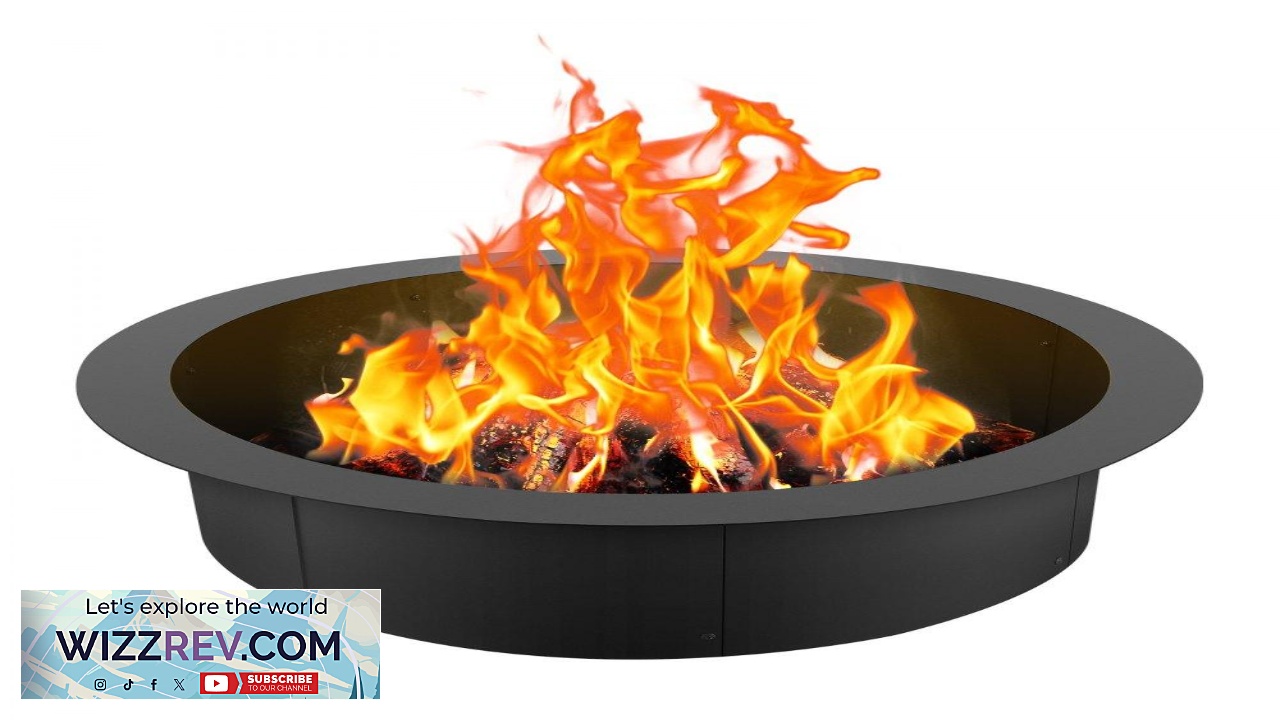 Thumbnail for VEVOR Fire Pit Ring 36 Inch Outer 30 Inch Inner Diameter 10inch Height 2.5mm Thick