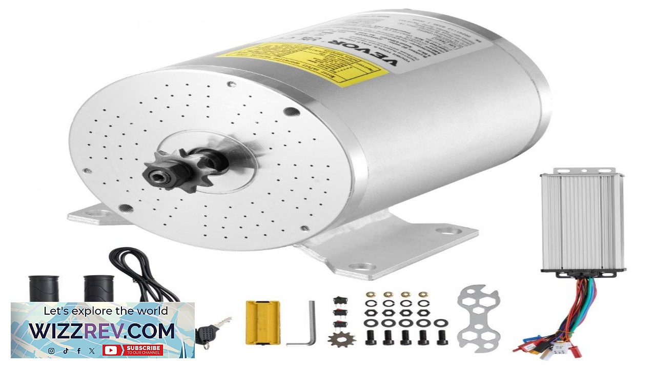 Thumbnail for VEVOR 48V Brushless DC Motor  2000W Kit 4300 RPM Motor