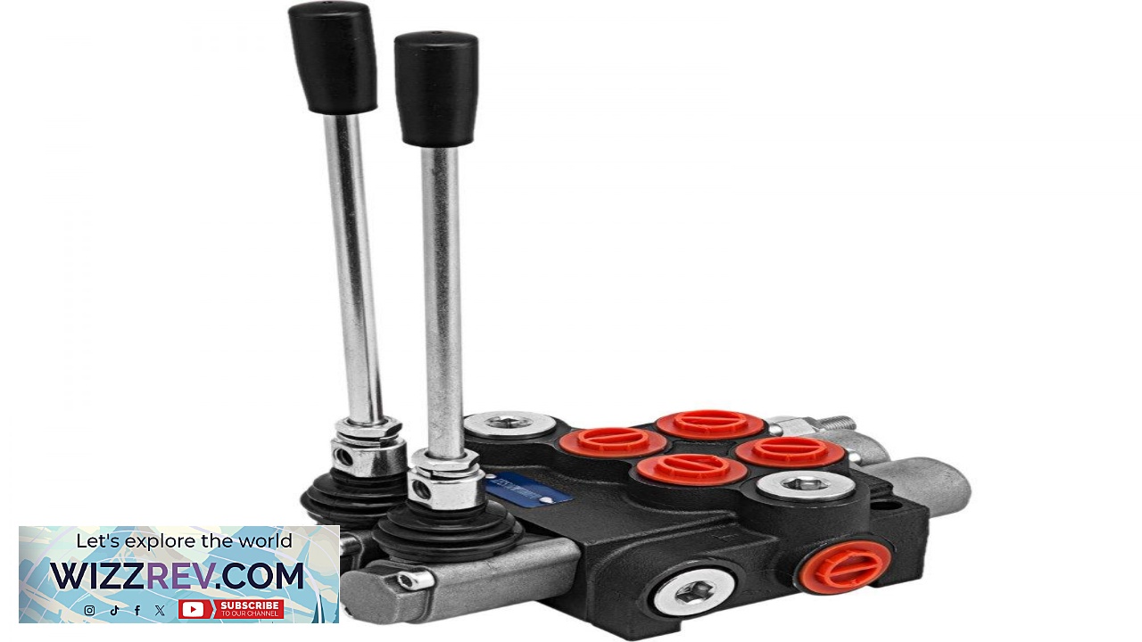 Thumbnail for VEVOR Hydraulic Valve 2 Spool Hydraulic Directional Control Valve 11gpm Hydraulic Control