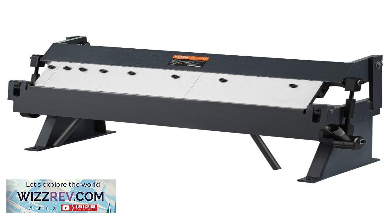Thumbnail for VEVOR Box and Pan Brake 24 Inch 0 130 Degrees Sheet Metal Bending Brake