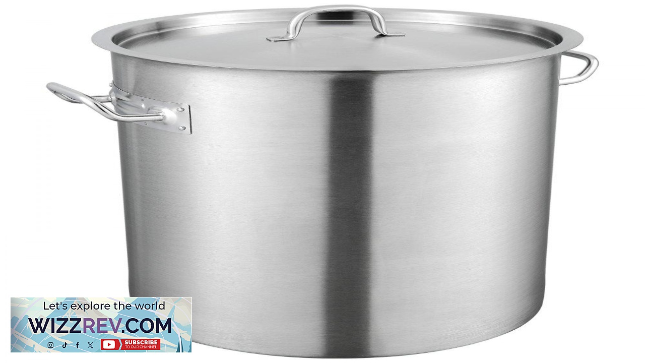 Thumbnail for VEVOR Stainless Steel Stockpot 42 Quart Large Cooking Pots Multipurpose Cookware Sauce