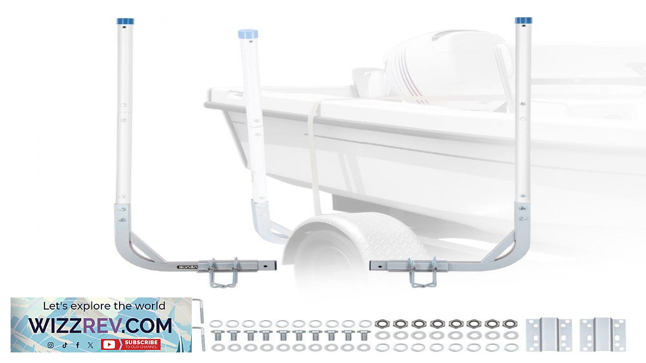 Thumbnail for VEVOR Boat Trailer Guides 30.5 in 47.5 in Height Guide Poles 2PCS High Hardness