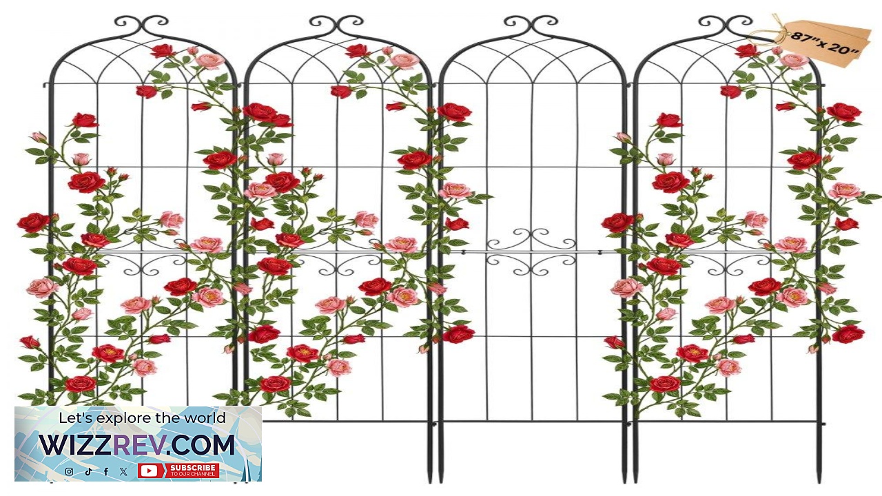 Thumbnail for VEVOR Garden Trellis for Climbing Roses  8720 in 4