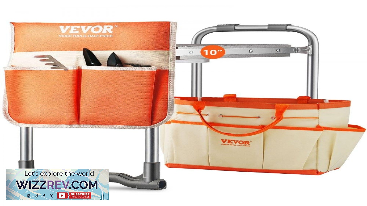 Thumbnail for VEVOR Garden Kneeler and Seat 10" EVA Wide Pad 330 lbs Load