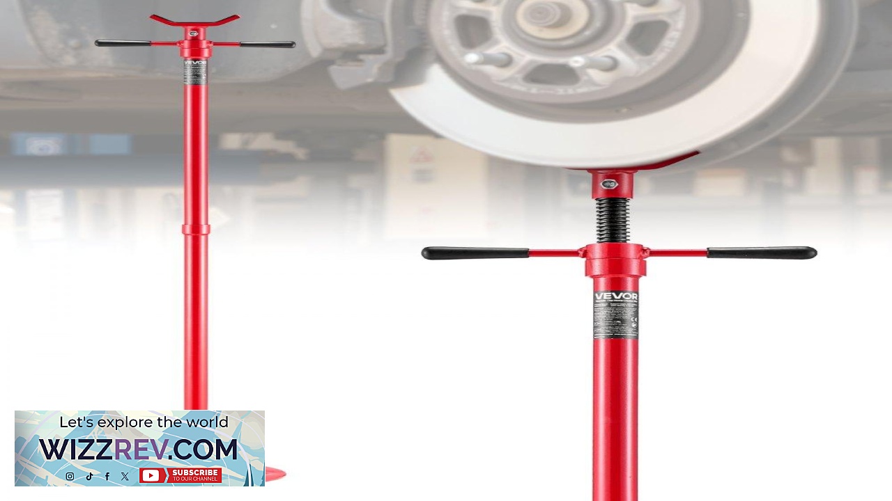 Thumbnail for VEVOR Underhoist Support Stand 1 2 Ton (1102 lbs) Capacity Under Hoist Jack