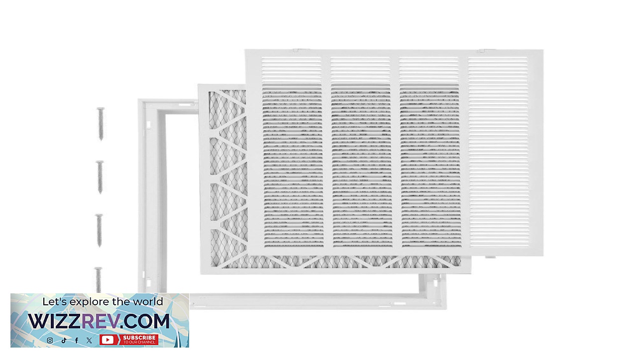 Thumbnail for VEVOR Air Return Filter Grill 2025" Powder Coated Steel