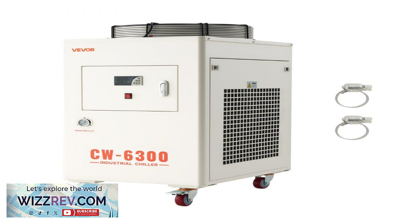 Thumbnail for VEVOR Industrial Water Chiller 27 300 BTU h Industrial Water Cooler Cooling System