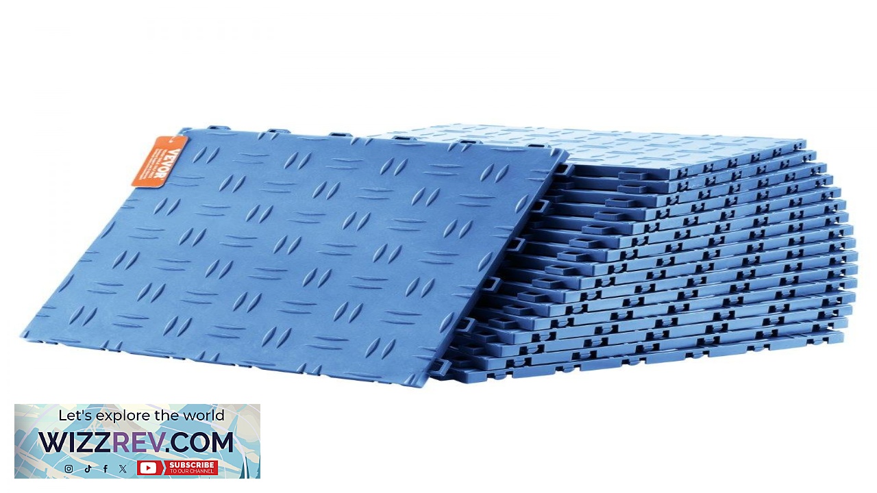 Thumbnail for VEVOR Garage Tiles Interlocking 12 x 12 x 0.53 inch 50