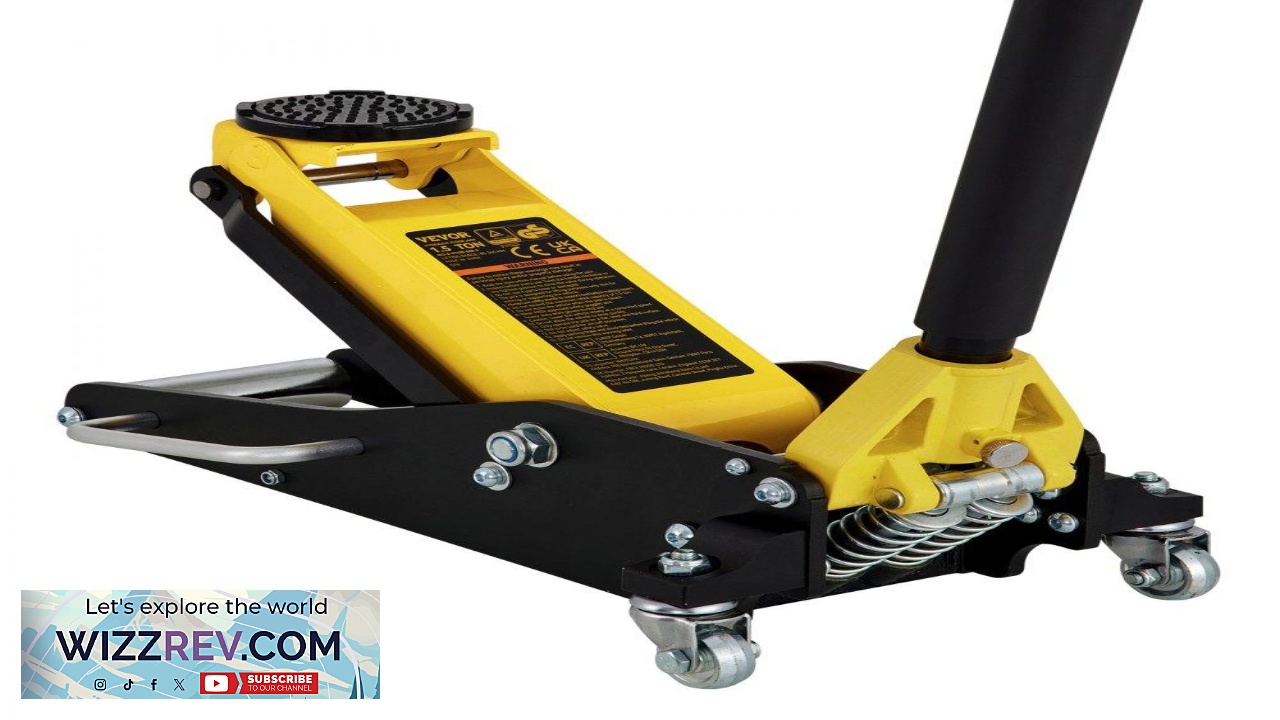 Thumbnail for VEVOR Floor Jack 1.5 Ton Low Profile Floor Jack Aluminum and Steel