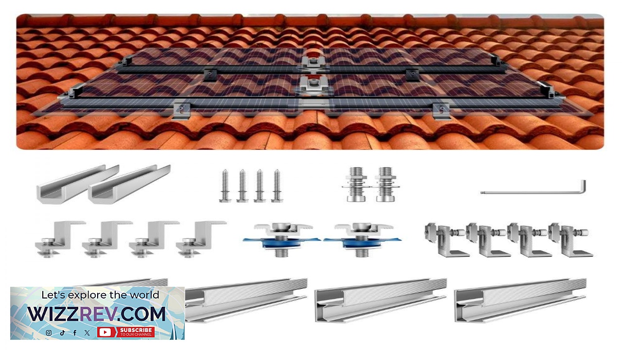 Thumbnail for VEVOR Roof Solar Panel Mounting Brackets  35 40mm 30in