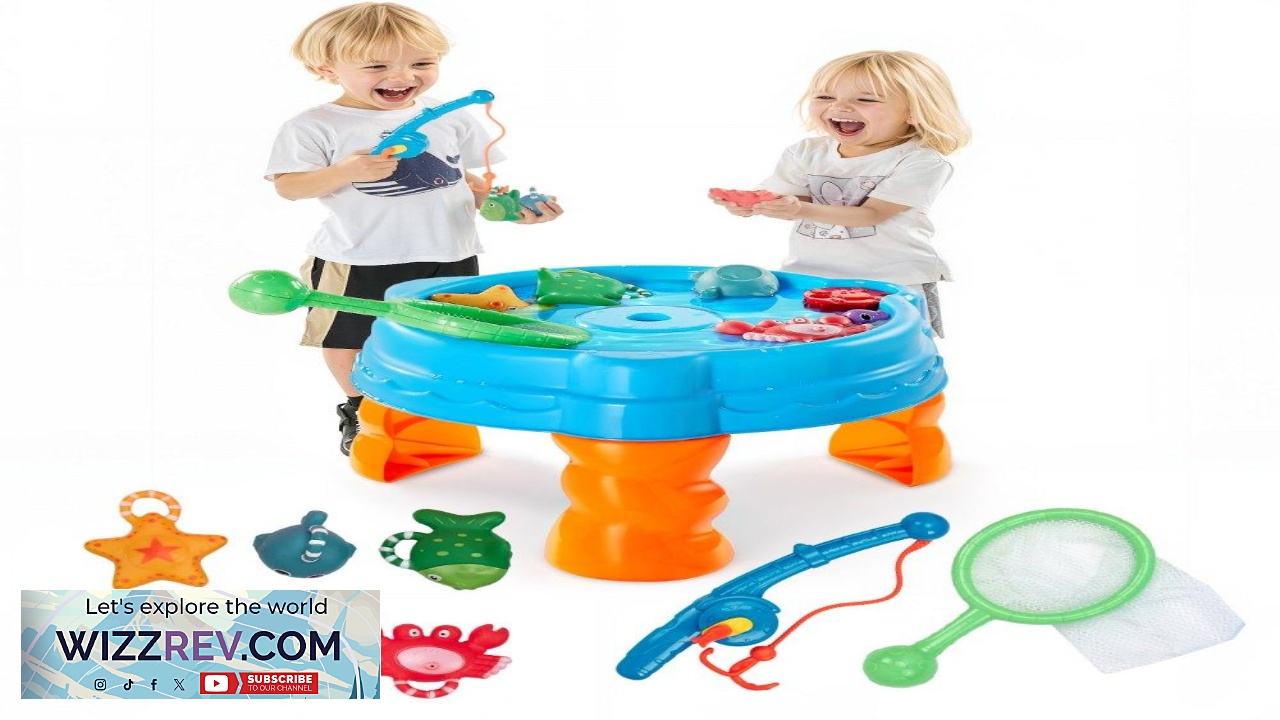 Thumbnail for VEVOR Water Table for Toddlers 3000ml 9PCS Set PP
