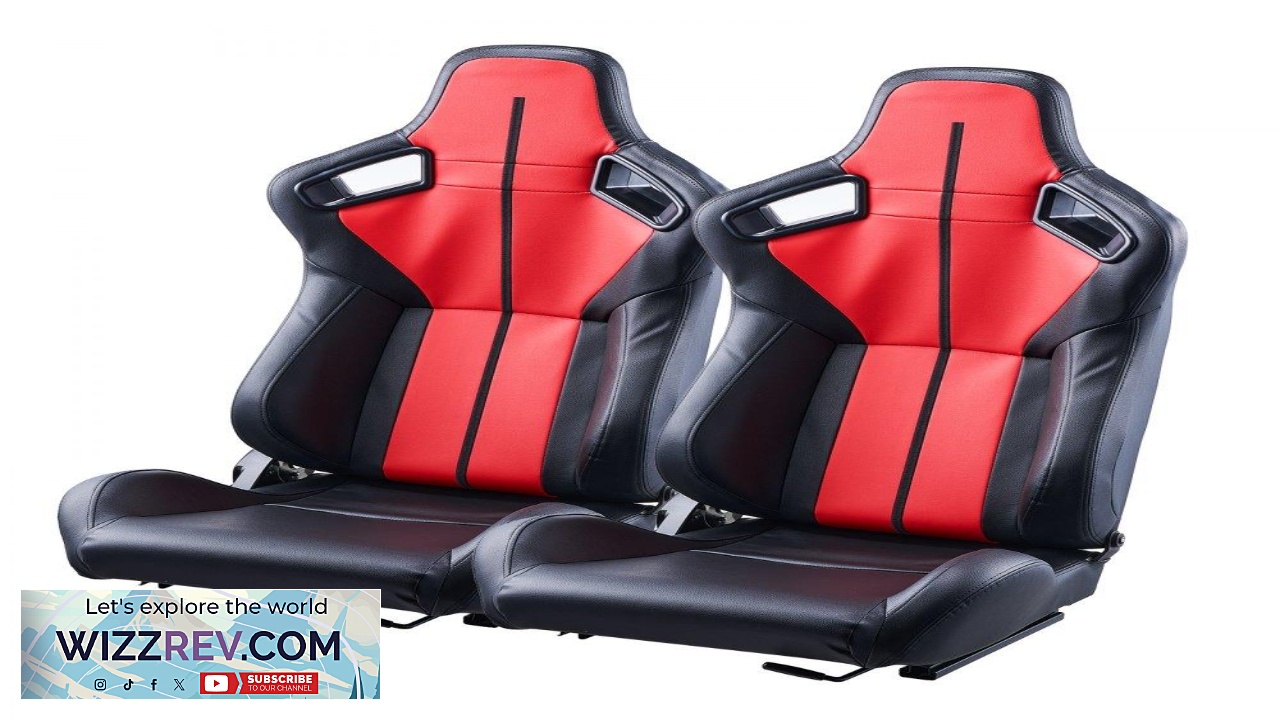 Thumbnail for VEVOR Racing Seat Set 2 Seats Q235B 90 180 Recline