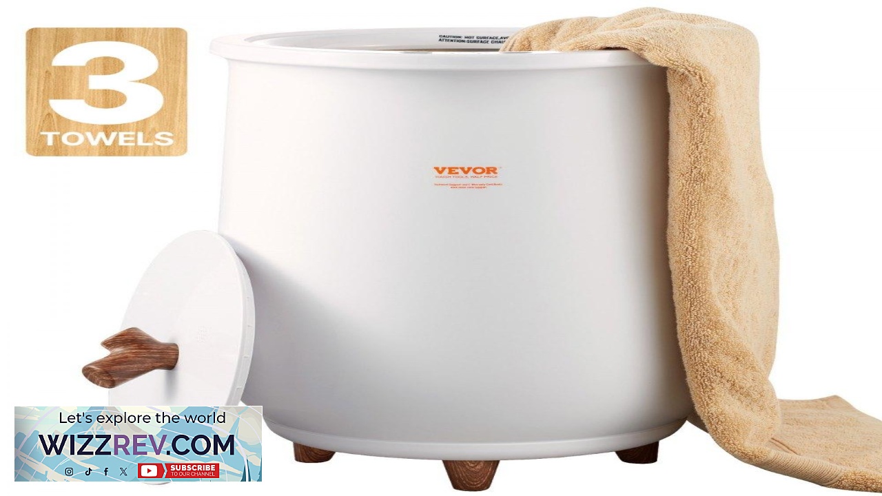 Thumbnail for VEVOR Towel Warmer with Timer  20L 4 Level Timer Auto Off