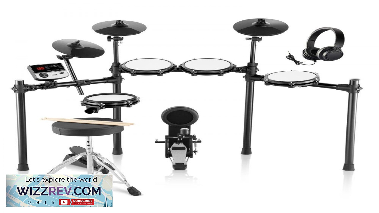 Thumbnail for VEVOR Electronic Drum Set for Beginners  480 Sounds MIDI