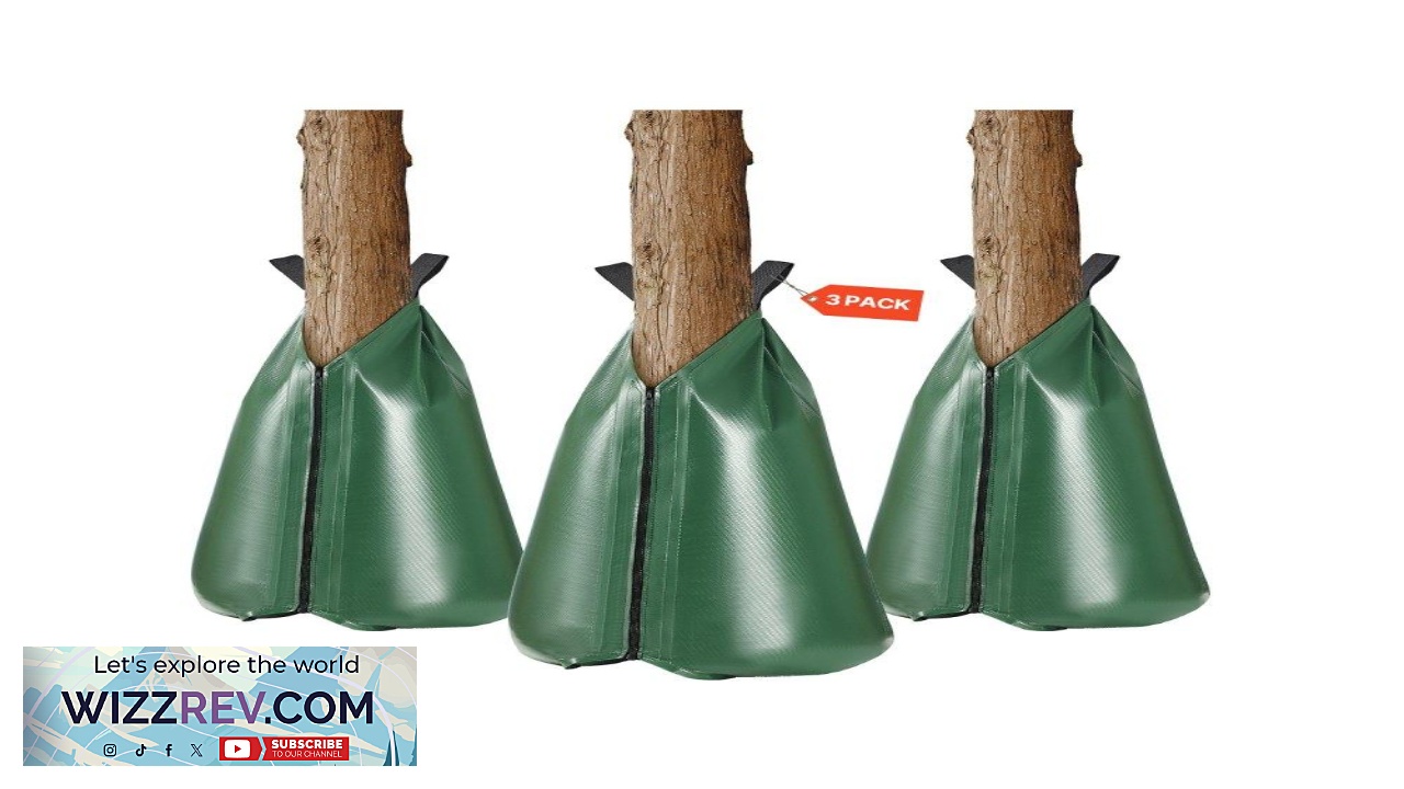 Thumbnail for VEVOR Tree Irrigation Bags  3 Pack Slow Release Watering