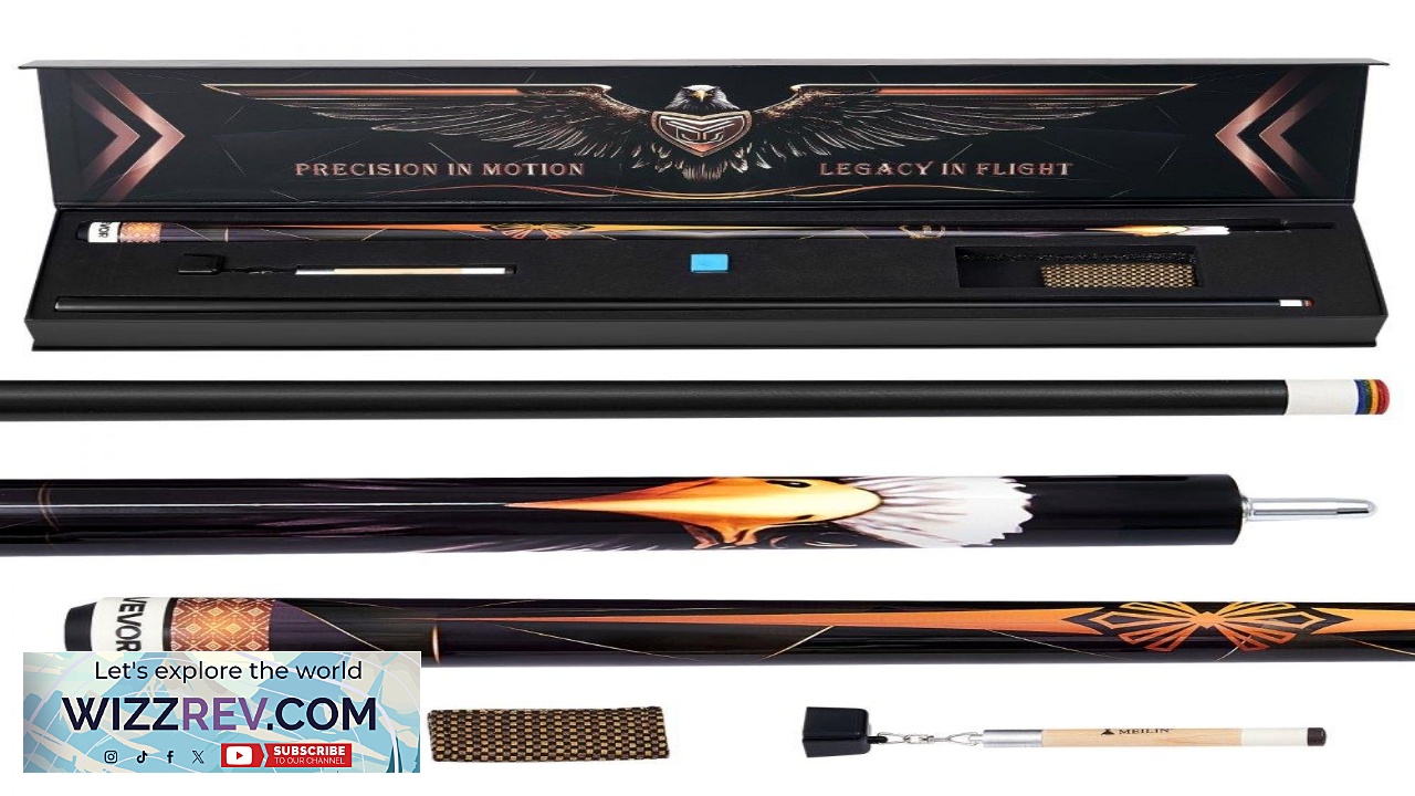 Thumbnail for VEVOR Pool Cue 1 Piece Pool Stick 58 inch & 19 oz