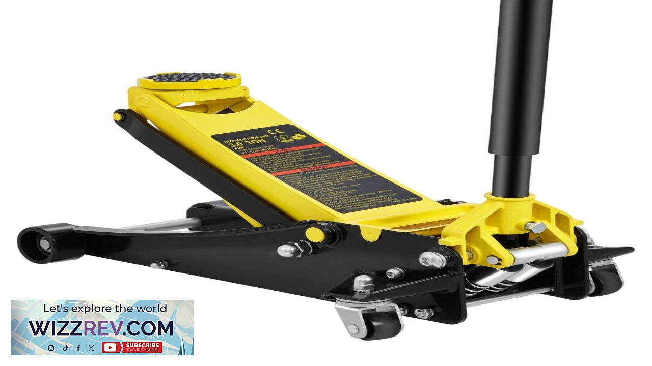 Thumbnail for VEVOR Floor Jack 3 Ton Low Profile Floor Jack Heavy duty Steel Racing