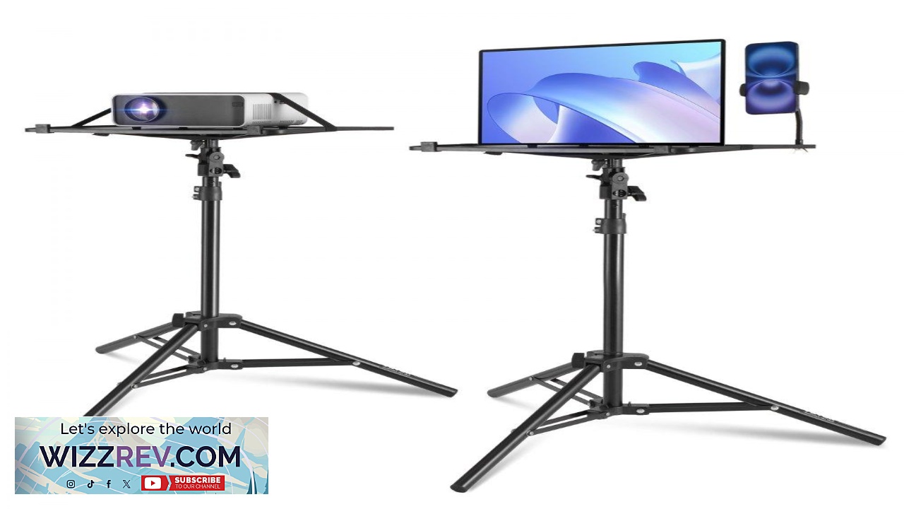 Thumbnail for VEVOR Laptop Projector Stand  26.97"63" Adjustable Tripod