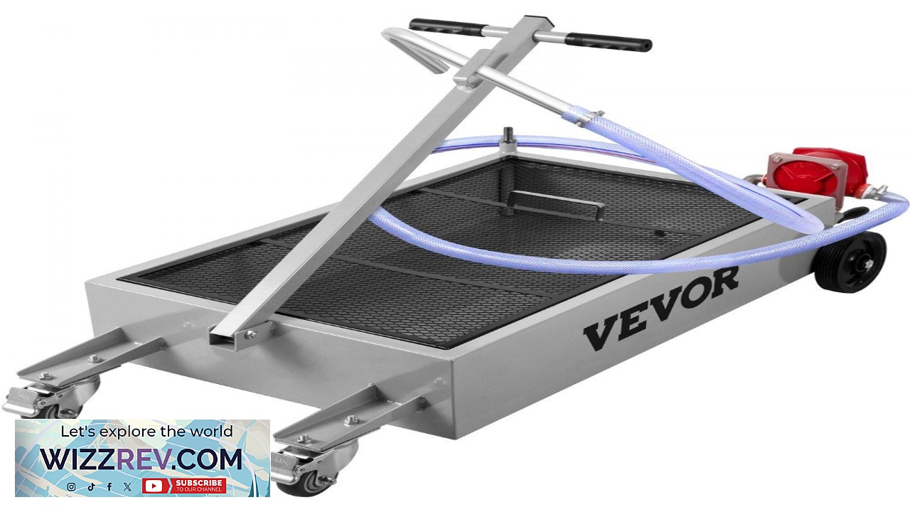 Thumbnail for VEVOR Oil Drain Pan 15 Gallon Oil Drain Tank 57L Low Profile