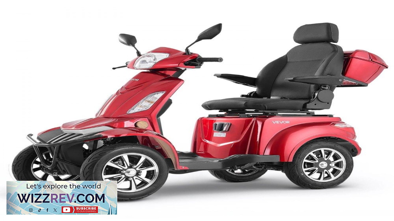 Thumbnail for VEVOR Electric Mobility Scooter  Heavy Duty 4 Wheel
