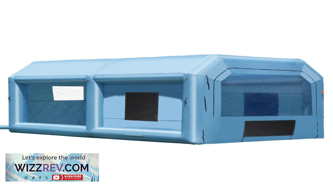 Thumbnail for VEVOR Inflatable Paint Booth 21 x 13.5 x 9.8 ft Inflatable Spray