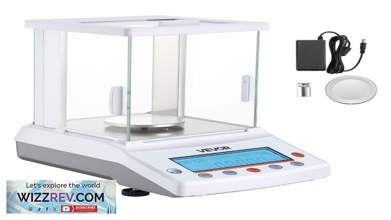 Thumbnail for VEVOR Analytical Balance 220 g x 0.1 mg 0.0001 g High Precision