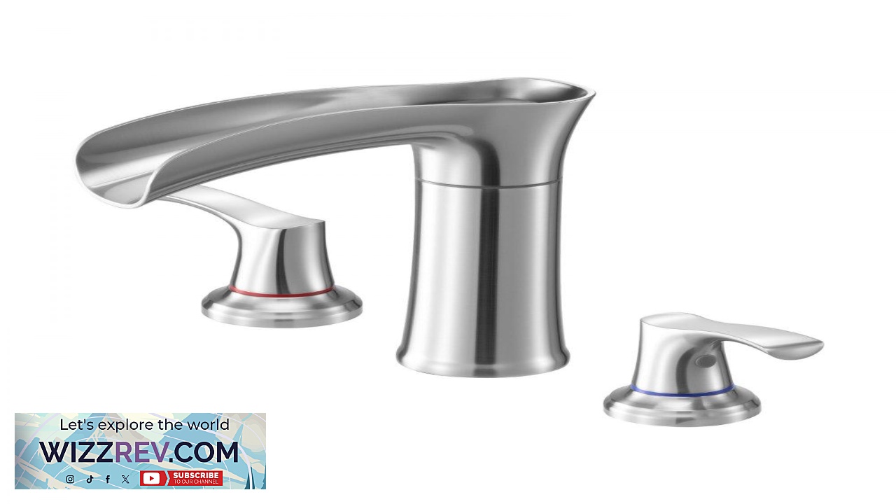 Thumbnail for VEVOR Roman Faucet for Jacuzzi Tub  3 Hole 2 Handles