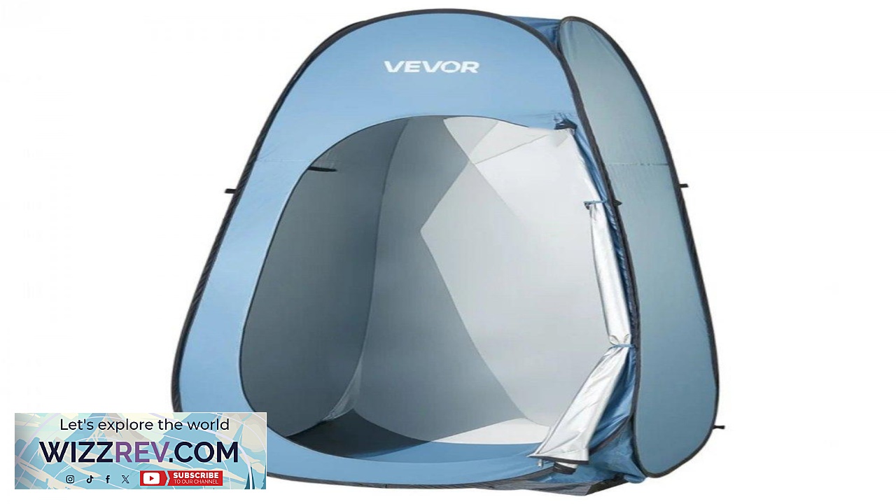 Thumbnail for VEVOR Pop up Shower Tent Instant Portable Privacy Tent Changing Room