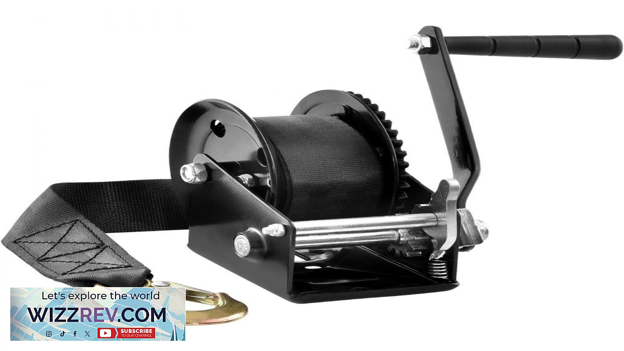 Thumbnail for VEVOR Hand Winch 1200 lbs Pulling Capacity Boat Trailer Winch Heavy Duty