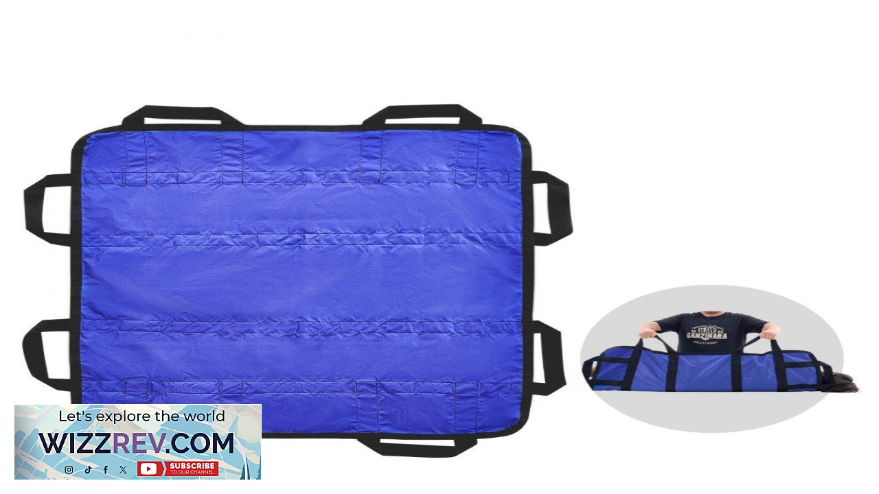Thumbnail for VEVOR Positioning Bed Pad with 8 Reinforced Handles 48" x 40" Lifting
