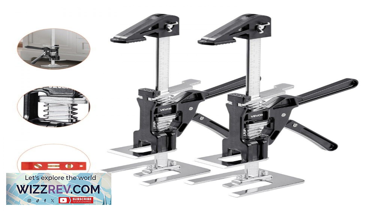 Thumbnail for VEVOR Hand Lifting Jack Tool 2 Metal Pieces 330 lbs
