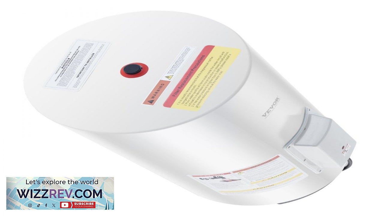 Thumbnail for VEVOR 18 Gallon Electric Water Heater Instant Hot 1.6Kw LED Display