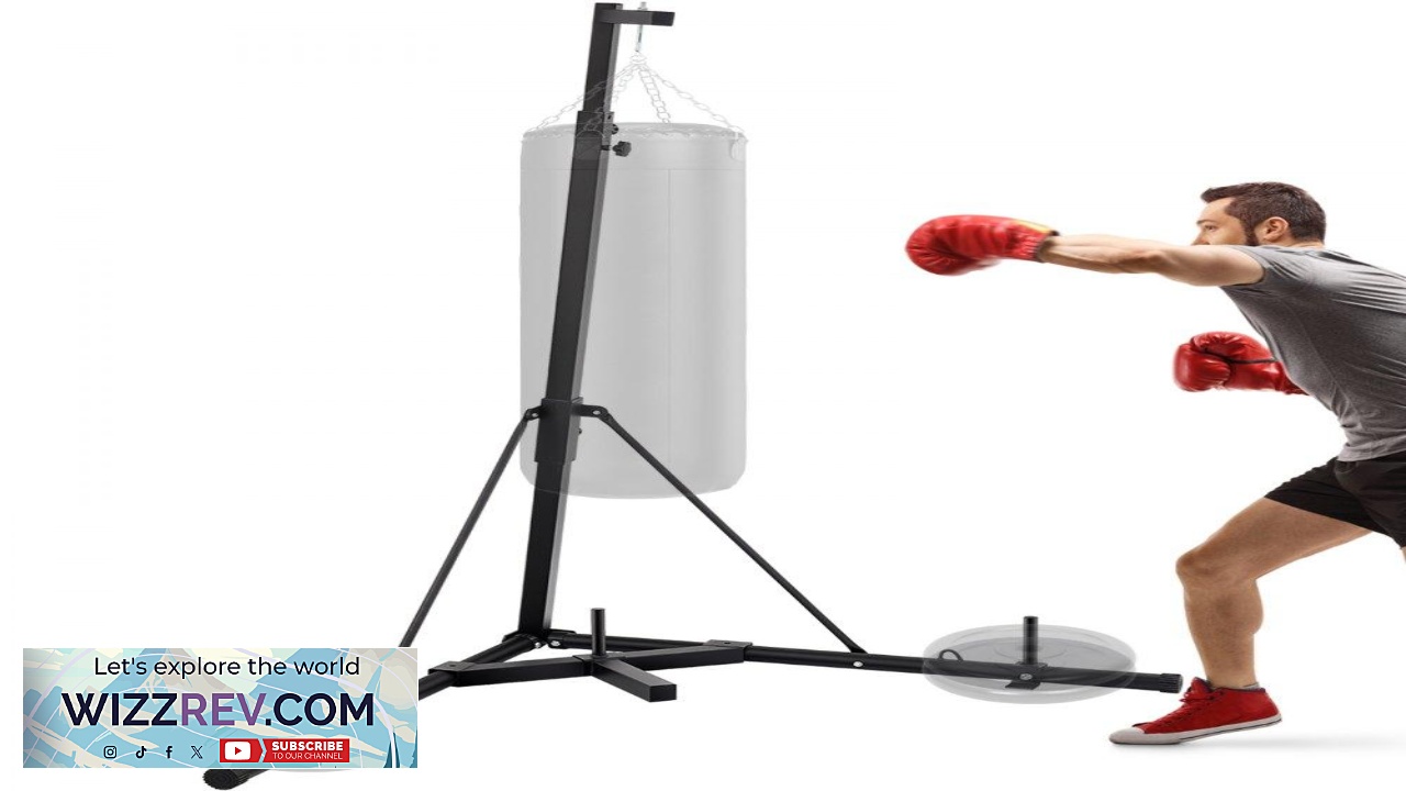Thumbnail for VEVOR Heavy Bag Stand Free Standing Punching Punch Bracket Station Boxing Stand