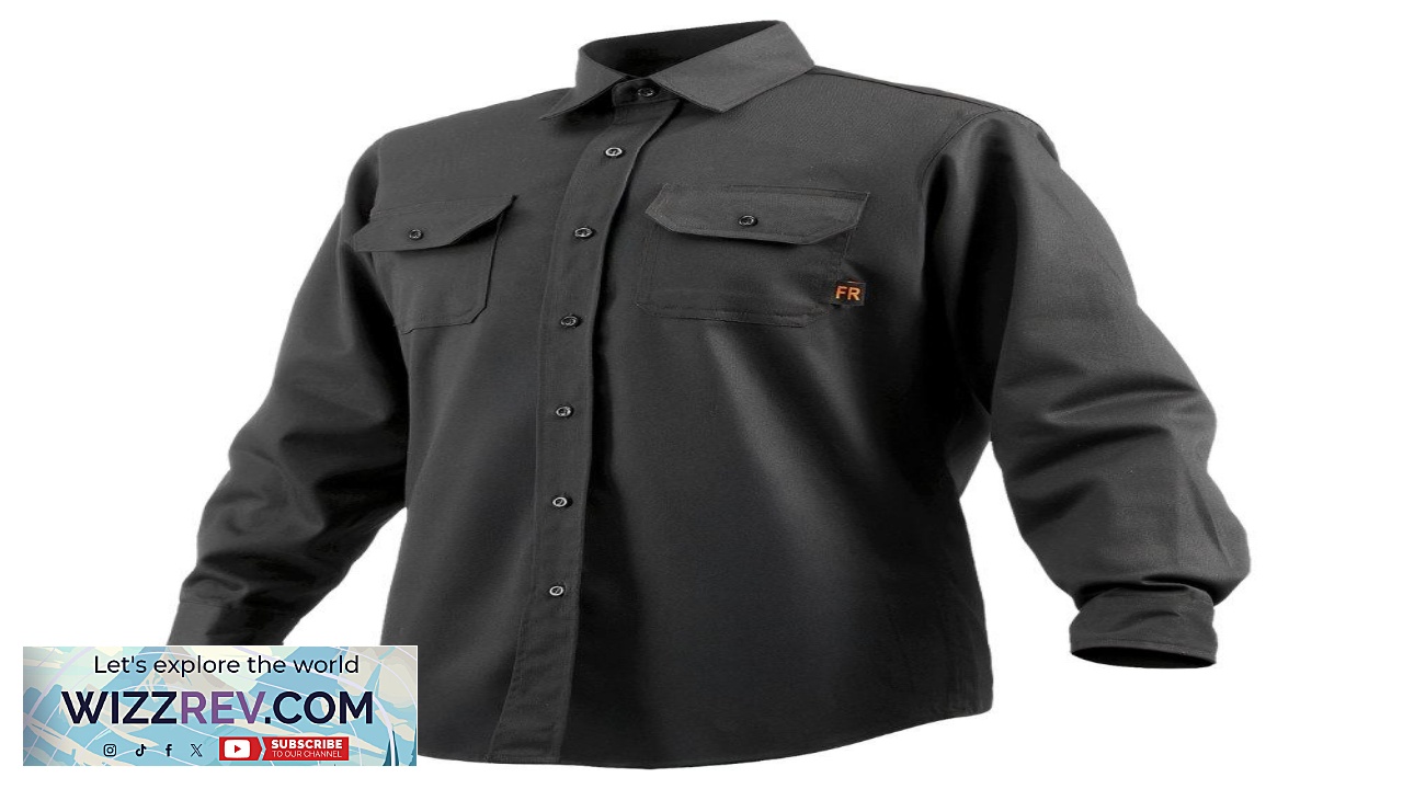 Thumbnail for VEVOR FR Shirts for Men  7oz FR Cotton 35.5" Length