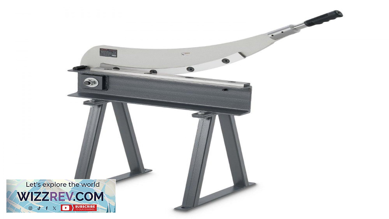 Thumbnail for VEVOR Guillotine Shear 20 in Bed Width Benchtop Cutter Manual Hand Plate
