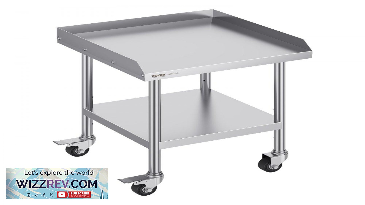 Thumbnail for VEVOR Stainless Steel Work Table 24 x 24 x 30 Inch Commercial