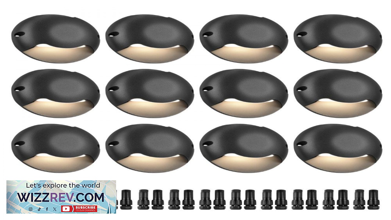 Thumbnail for VEVOR Dimmable Deck Lights 3W 12V 24V LED IP66 Weather Resistant Outdoor Wall Lighting