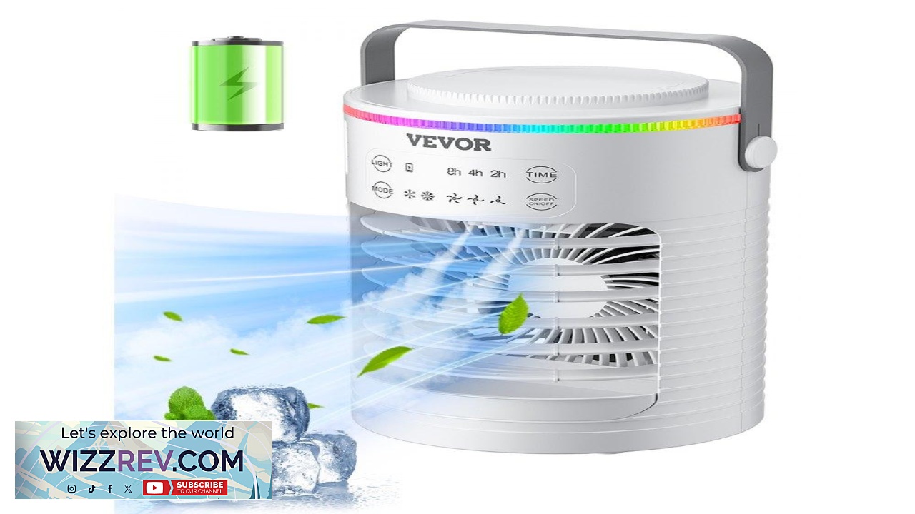 Thumbnail for VEVOR Evaporative Cooler with Air Conditioner  3 Speed 0.6L