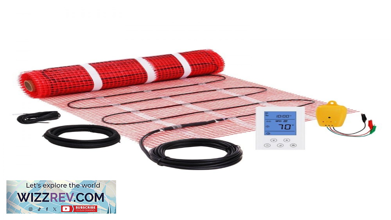 Thumbnail for VEVOR Floor Heating Mat 30 Sq.ft Electric Radiant In Floor Heated Warm System
