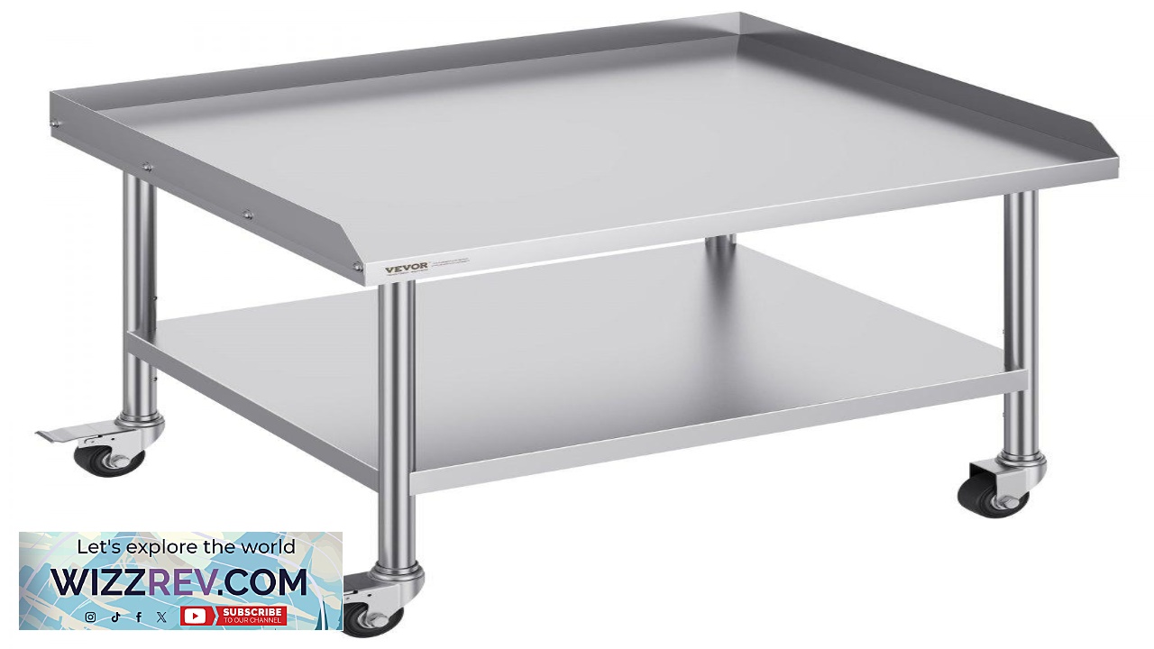 Thumbnail for VEVOR Stainless Steel Work Table 30 x 36 x 30 Inch Commercial