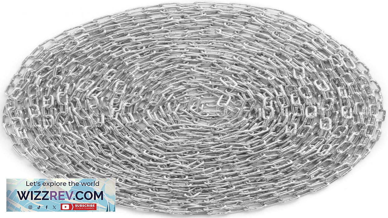 Thumbnail for VEVOR Proof Coil Chain 3 16" x 100' 1100 lbs Safe Working Load