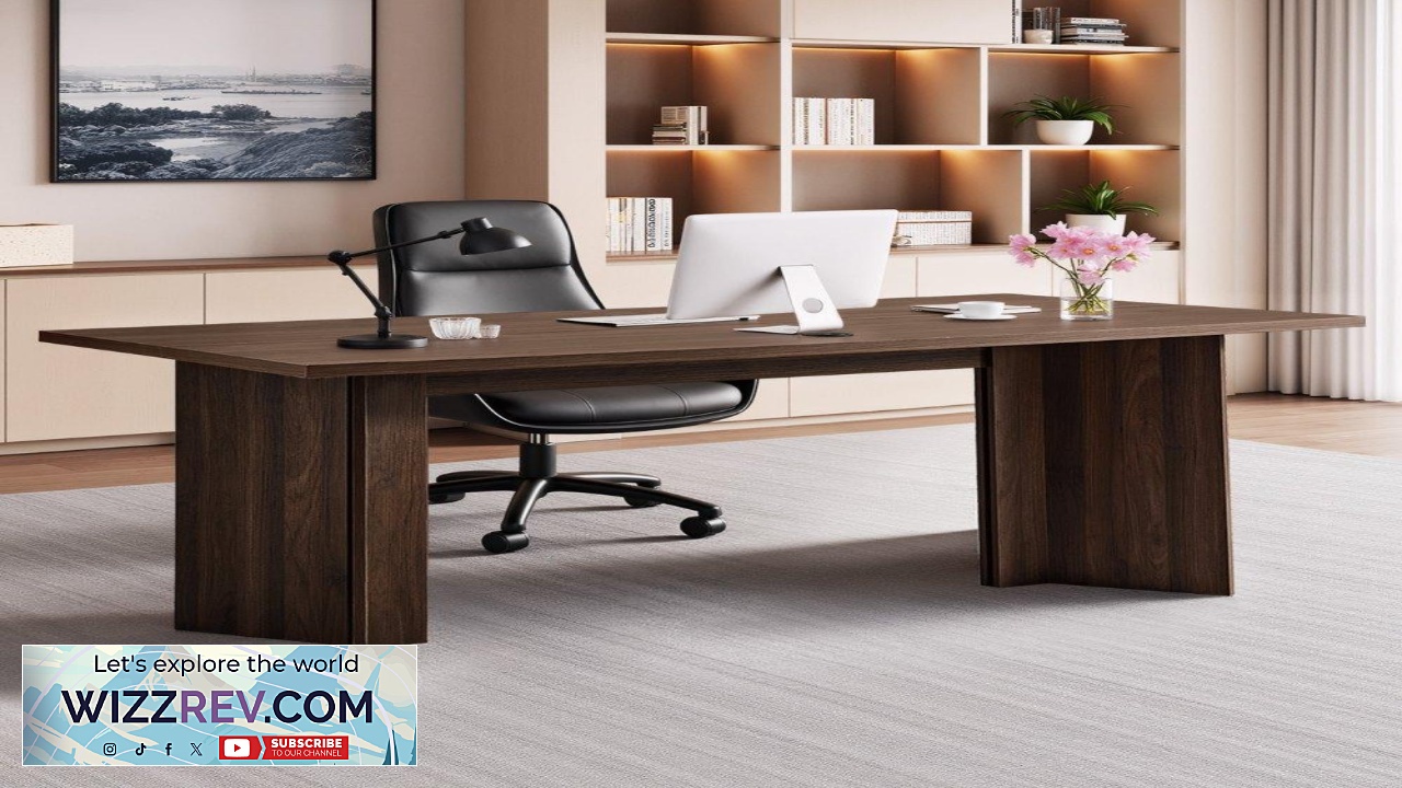 Thumbnail for VEVOR Modern Wood Executive Desk  63  31.5 Inch 250 LBS